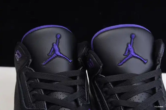 Cheap Air 3 Retro Black Court Jordan Purple CT8532-050 0510